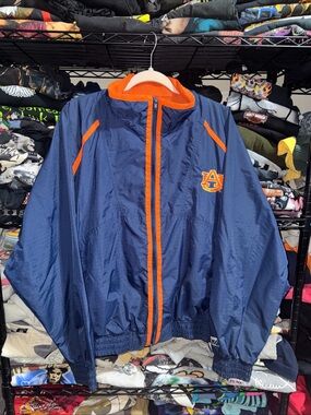 Vintage 90s Logo 7 Auburn University Jacket Size Large